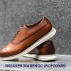 [Outlet Size 41] Giày da nam thể thao Sneaker Marengo MOF0060 001