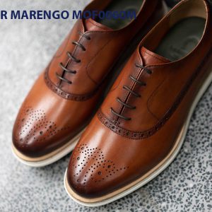 [Outlet Size 41] Giày da nam thể thao Sneaker Marengo MOF0060 0023