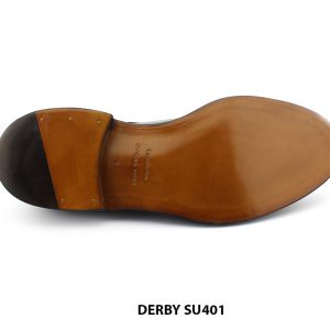 [Outlet size 41.42.43] Giày da bò nam dập vân Epsom Derby SU401 006