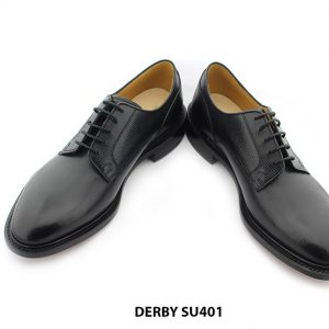 [Outlet size 41.42.43] Giày da bò nam dập vân Epsom Derby SU401 004