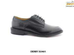 [Outlet size 41.42.43] Giày da bò nam dập vân Epsom Derby SU401 001