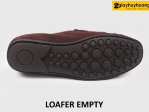 Giày lười nam da lộn đế thấp Mocasin Loafer EMPTY 013