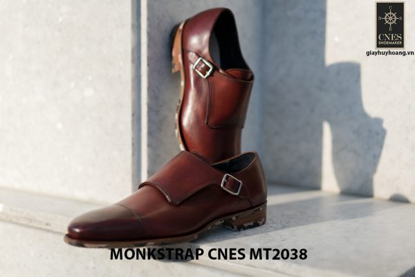 Giày da nam thời trang Monkstrap CNES MT2038 001