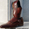Giày da nam thời trang Monkstrap CNES MT2038 001