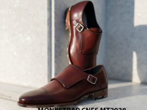Giày da nam thời trang Monkstrap CNES MT2038 001