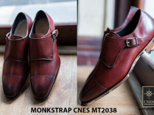 Giày da nam thời trang Monkstrap CNES MT2038 002