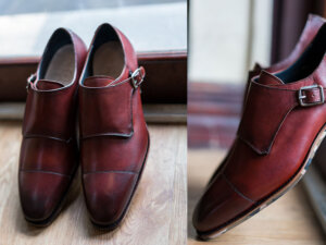Giày da nam thời trang Monkstrap CNES MT2038 002