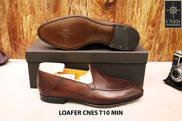 Giày lười nam đơn giản Loafer CNES T10 MIN 005