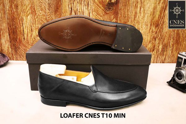 Giày lười nam đơn giản Loafer CNES T10 MIN 008