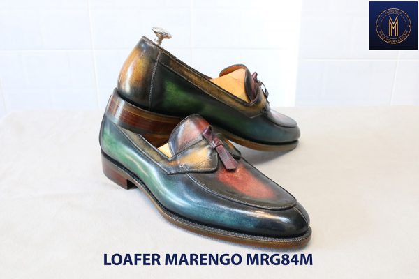 [Outlet Size 41] Giày lười đa sắc Loafer Marengo MGR84M 004