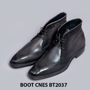 Giày da nam Boot CNES BT2037 001