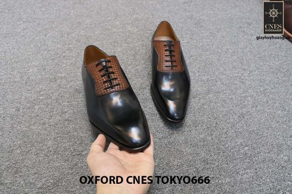 Giày da nam chính hãng Oxford CNES Tokyo666 006