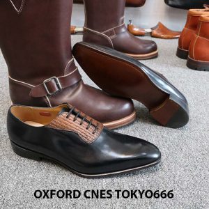 Giày da nam chính hãng Oxford CNES Tokyo666 006