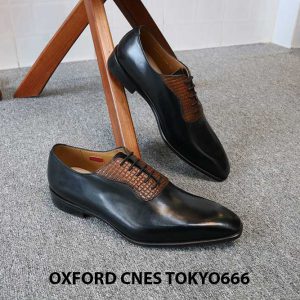 Giày da nam chính hãng Oxford CNES Tokyo666 005