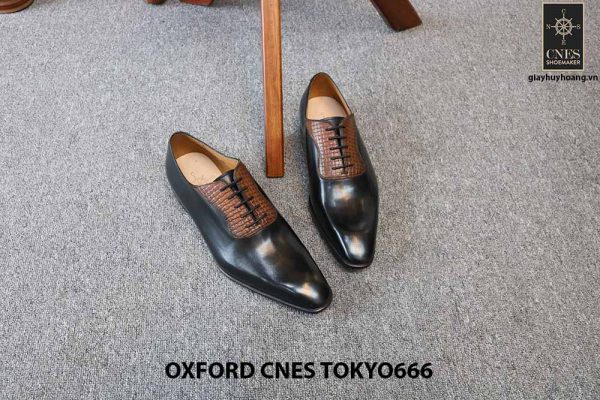 Giày da nam chính hãng Oxford CNES Tokyo666 004