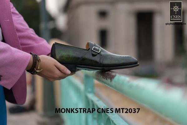 Giày da nam đẹp Monkstrap CNES MT2037 005
