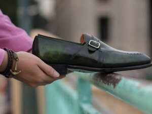 Giày da nam đẹp Monkstrap CNES MT2037 005