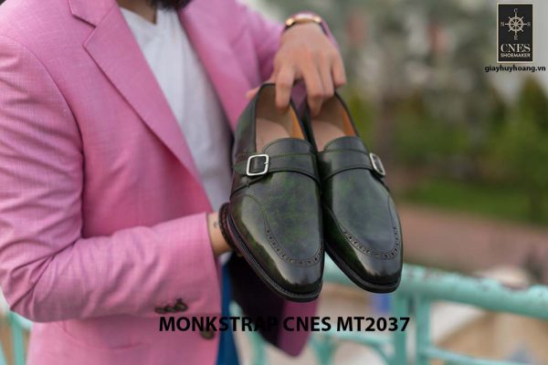 Giày da nam đẹp Monkstrap CNES MT2037 003
