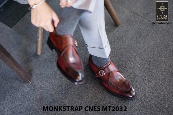 Giày tây nam cao cấp Monkstrap CNES MT2033 003
