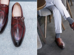 Giày tây nam cao cấp Monkstrap CNES MT2033 002