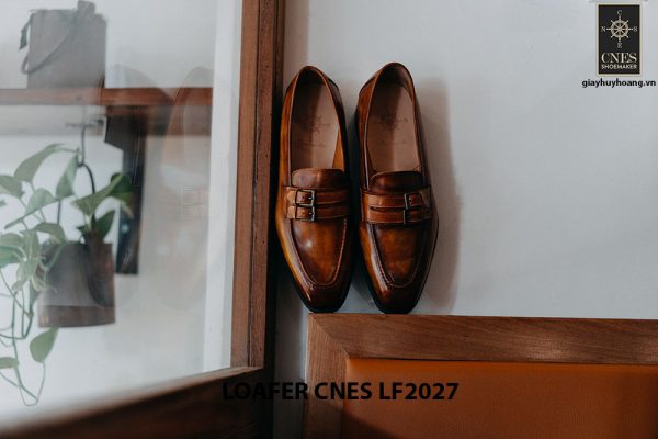 Giày tây nam lười da Loafer CNES LF2027 001