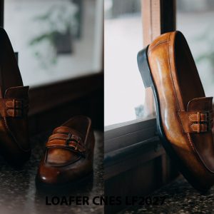 Giày tây nam lười da Loafer CNES LF2027 002