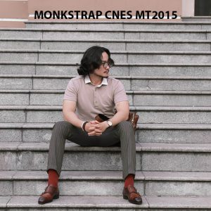 Giày da nam xỏ khóa Monkstrap CNES MT2015 005
