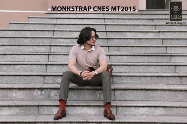 Giày da nam xỏ khóa Monkstrap CNES MT2015 005