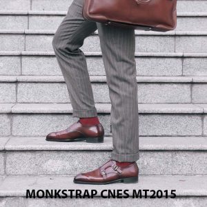 Giày da nam xỏ khóa Monkstrap CNES MT2015 001