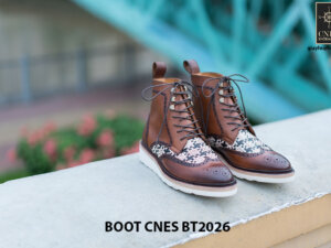 Giày tây nam cột dây Boot CNES BT2026 002