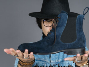 Giày da nam cổ cao Chelsea Boot CNES BT2017 001