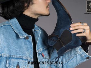 Giày da nam cổ cao Chelsea Boot CNES BT2017 002