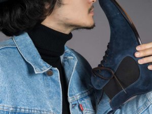 Giày da nam cổ cao Chelsea Boot CNES BT2017 002