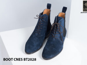 Giày da nam cổ cao LaceBoot CNES BT2028 001