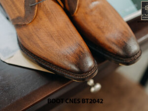 Giày tây nam cổ lửng Chukka Boot CNES BT2043 007
