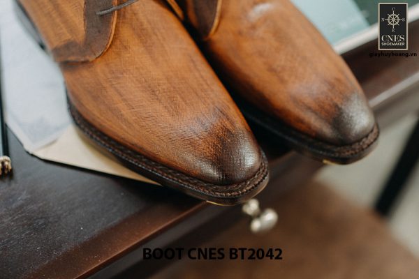 Giày tây nam cổ lửng Chukka Boot CNES BT2043 007