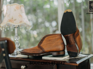 Giày tây nam cổ lửng Chukka Boot CNES BT2043 005