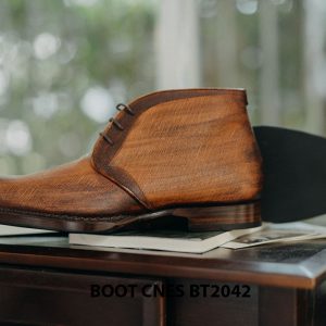 Giày tây nam cổ lửng Chukka Boot CNES BT2043 004