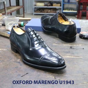 Giày da nam màu đen Oxford Marengo U1943 004