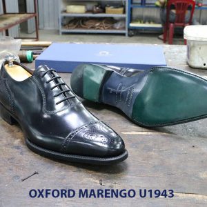 Giày da nam màu đen Oxford Marengo U1943 003