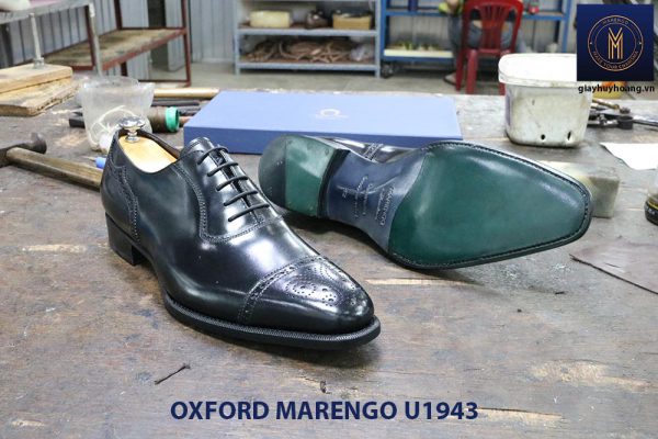 Giày da nam màu đen Oxford Marengo U1943 003