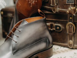 Giày da nam Chukka Boot CNES BT2042 004