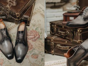 Giày da nam Chukka Boot CNES BT2042 001