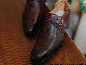 Giày tây nam đẹp Monkstrap CNES MT2045 004