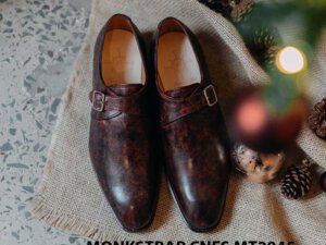 Giày tây nam đẹp Monkstrap CNES MT2045 001