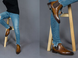 Giày da nam Chelsea Boot CNES BT2019 002