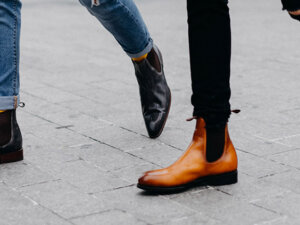 Giày tây nam cổ cao Chelsea Boot CNES BT2014 005