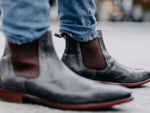 Giày tây nam cổ cao Chelsea Boot CNES BT2014 001