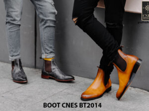 Giày tây nam cổ cao Chelsea Boot CNES BT2014 003