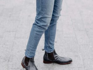 Giày tây nam cổ cao Chelsea Boot CNES BT2014 001